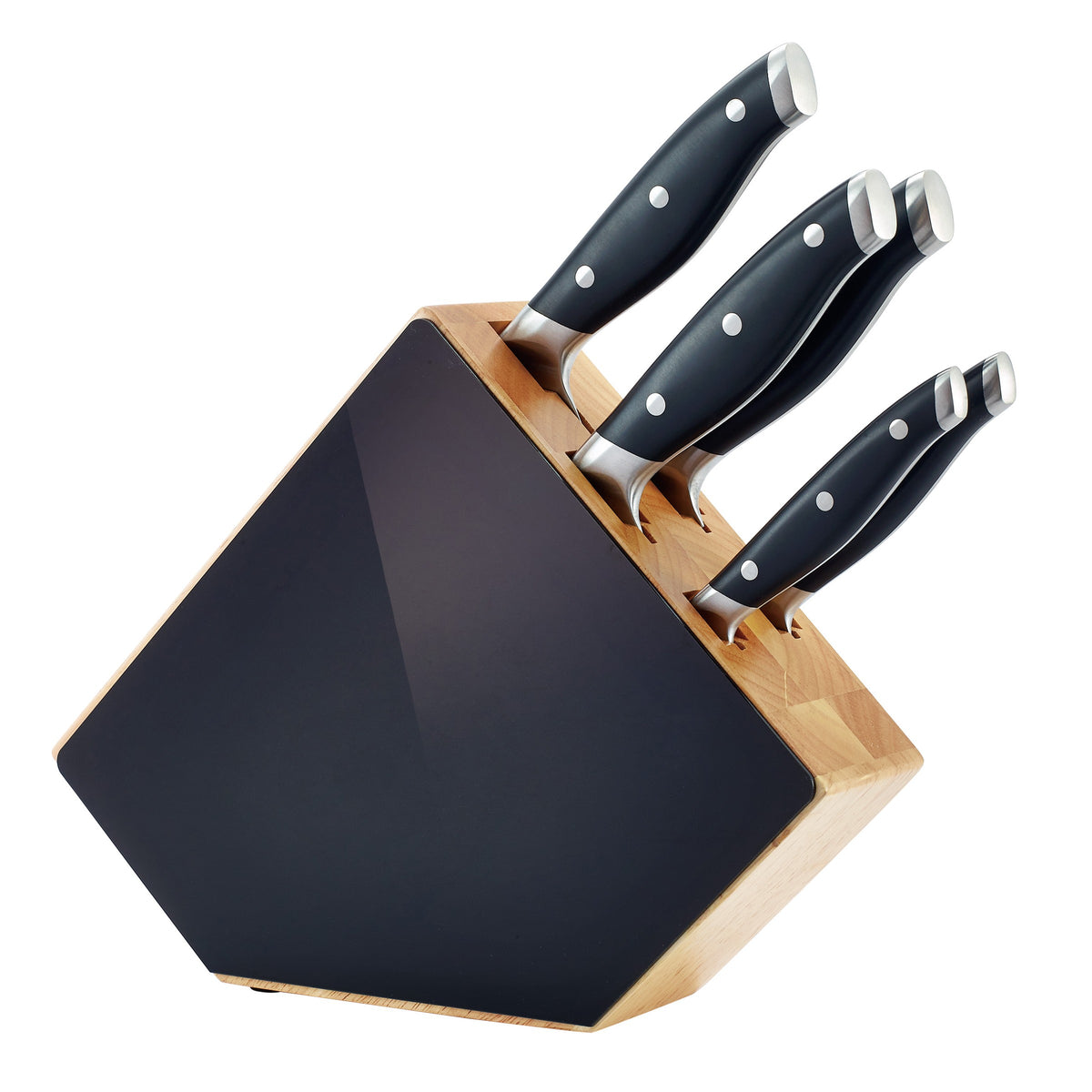 Knivblok 5 dele GRAND CHEF