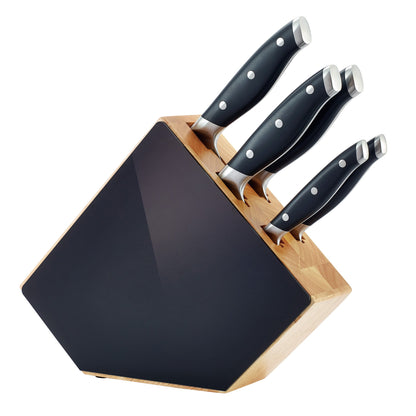 Knivblok 5 dele GRAND CHEF