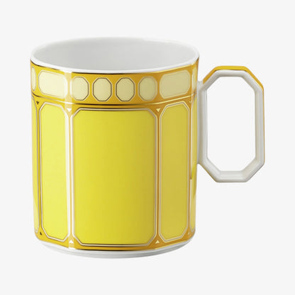 Mug with act, jonquil, signum