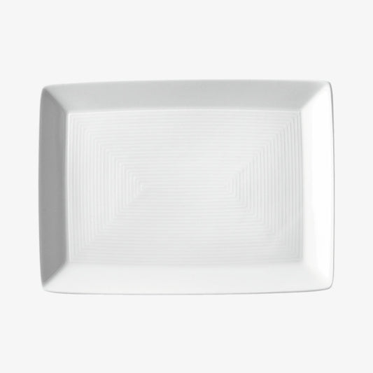 Platter Angular 18cm, Weiss, Trend