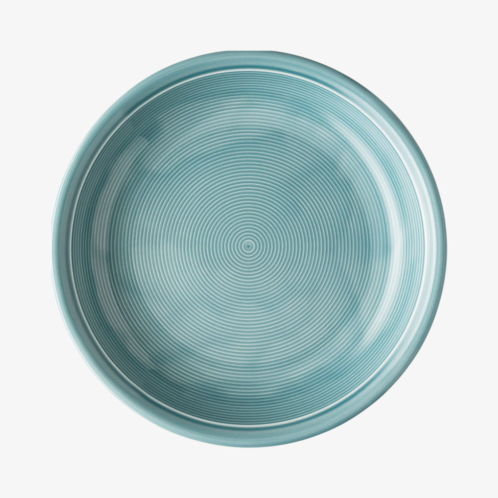 Plate 22cm deep, Ice Blue, Trend Colour