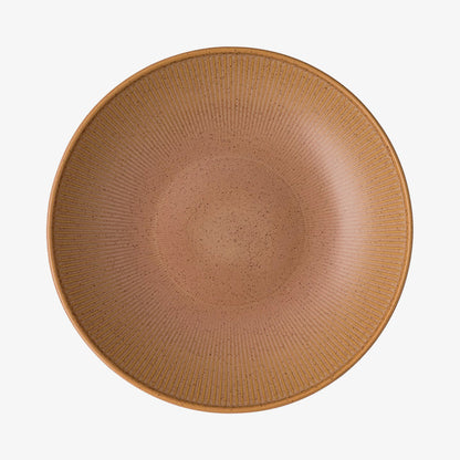 Plate 28cm Deep, Earth, Thomas Clay