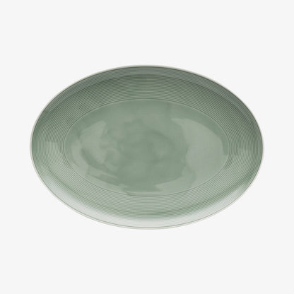 Tallerken 34 cm, farge - mosegrønn, tak