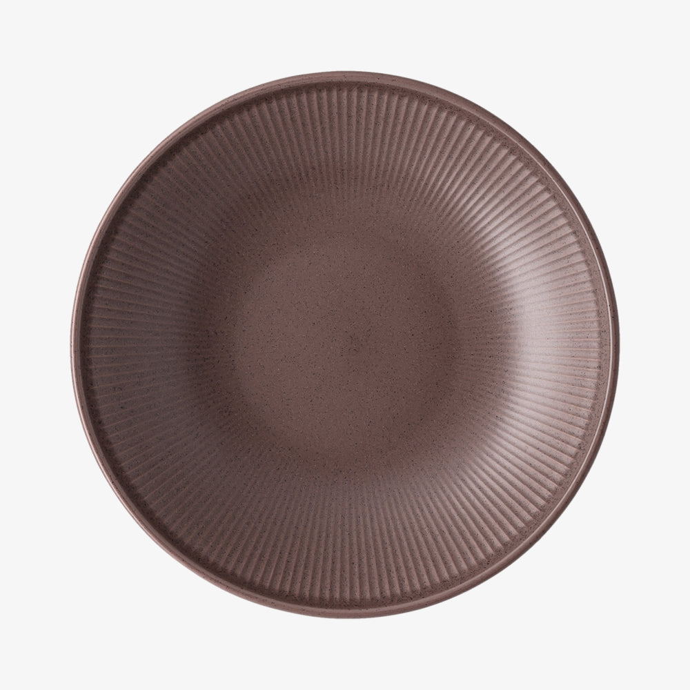 Plate 23cm dyp, rust, Thomas Clay