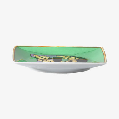 Kulho 12cm neliömetriä. Flat, loma -aakkoset D, Versace