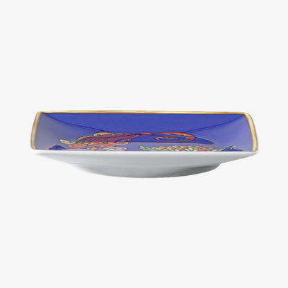 Skål 12 cm kvm. Flat, Holiday Alphabet G, Versace