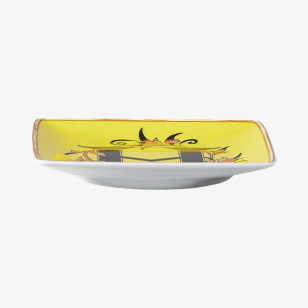 Bowl 12cm sq. Flat, Holiday Alphabet H, Versace