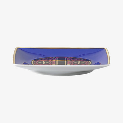 Skål 12 cm kvm. Flat, Holiday Alphabet O, Versace