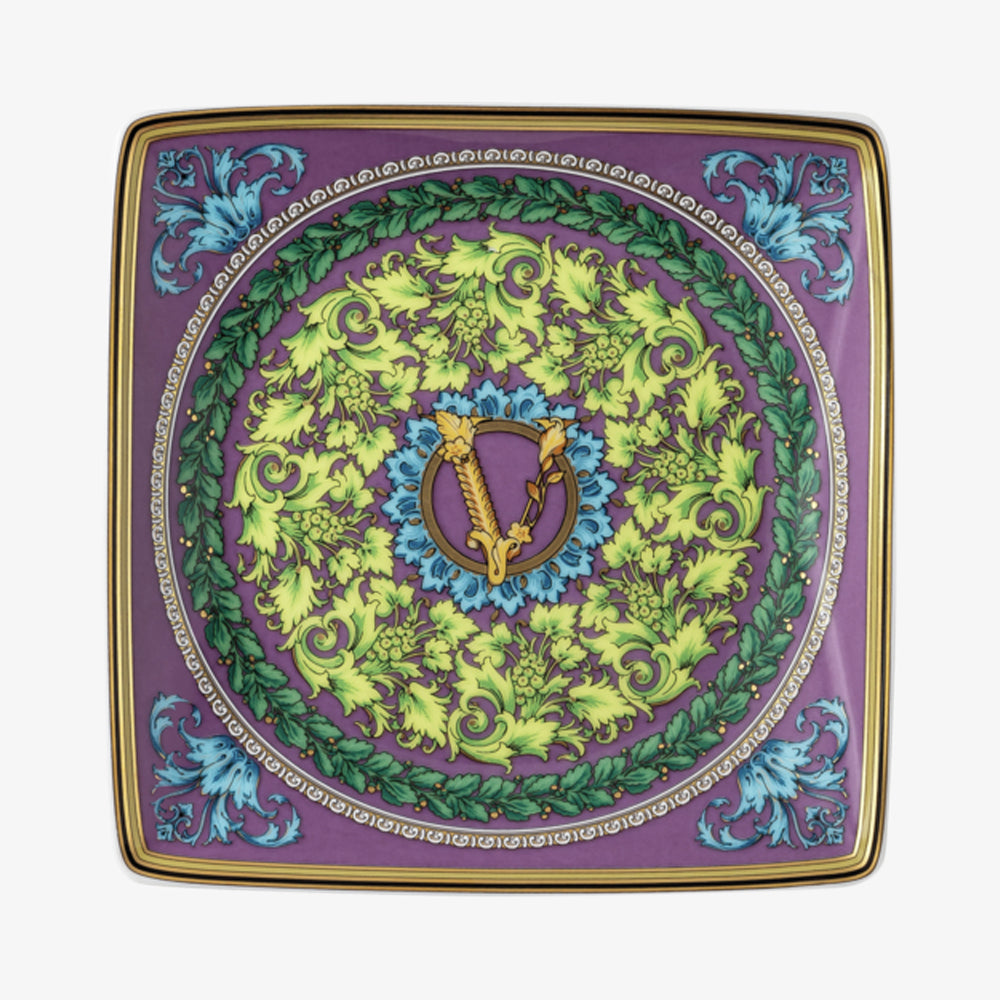 Bowl 12cm sq. Flat, Barocco Mosaic, Versace