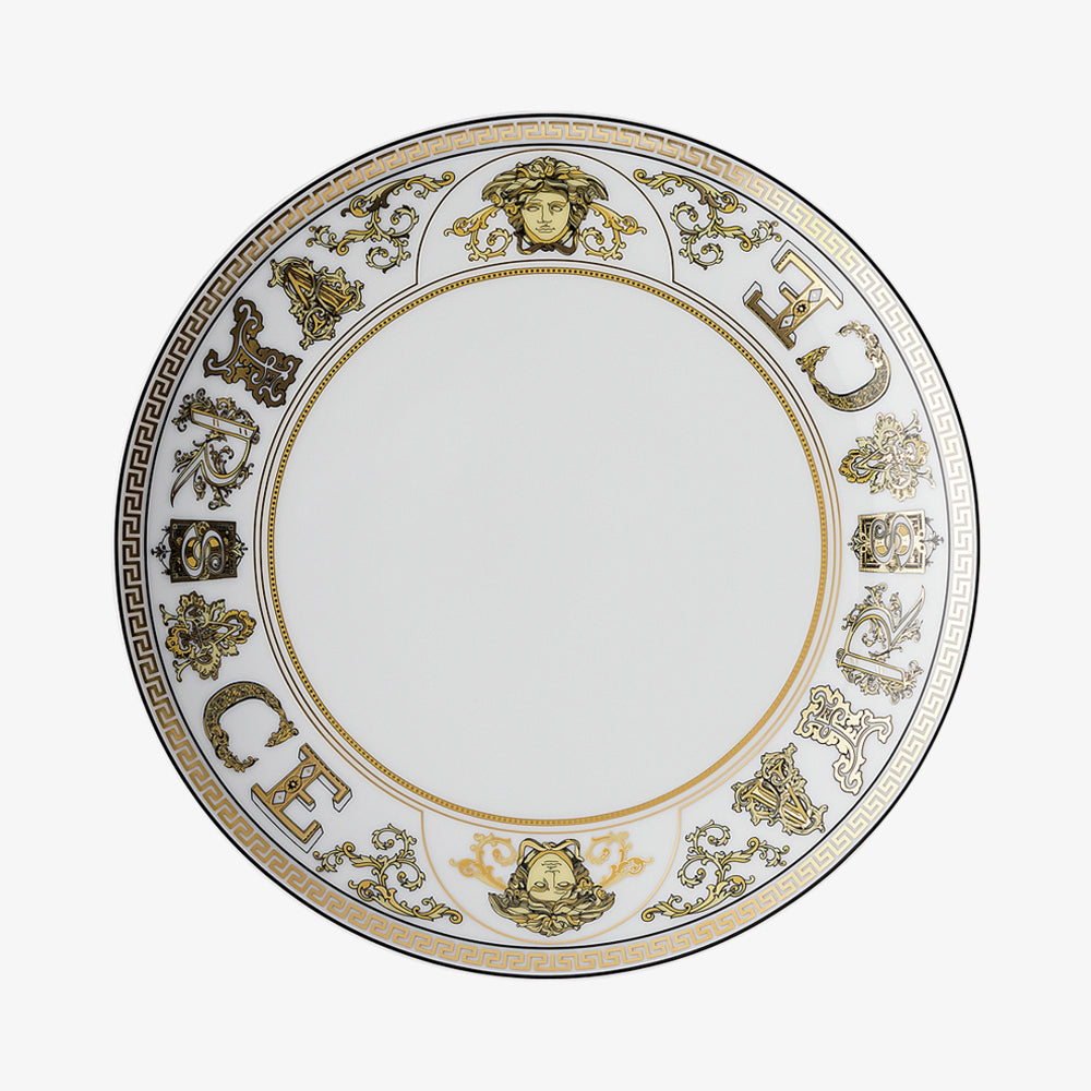 Plate 21cm, Virtus Gala White, Versace