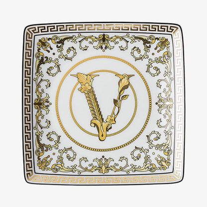 Bowl 12cm sq. Flat, Virtus Gala White, Versace