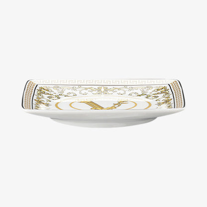 Bowl 12cm sq. Flat, Virtus Gala White, Versace