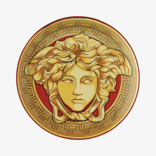Plate 17cm, Golden Coin, Medusa Amplified