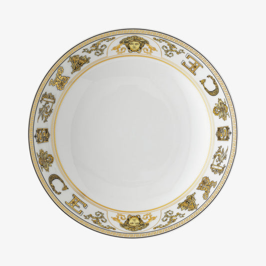 Plate 22cm deep, Virtus Gala White, Versace