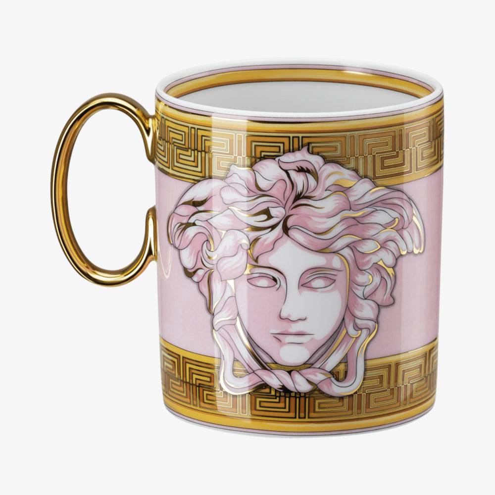 Mug with act, pink coin, medusa amplified