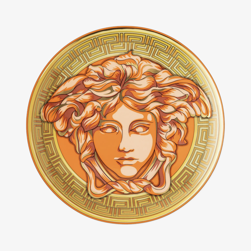 Plate 17cm, Orange Coin, Medusa Amplified