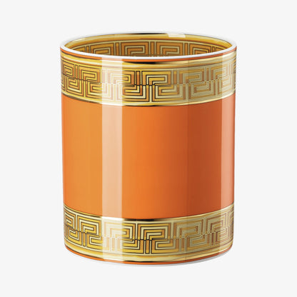 Vase 18cm, orange coin, medusa amplified