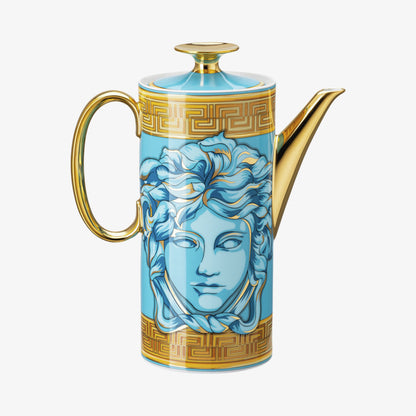 Coffee Pot 3, Blue Coin, Medusa Amplified