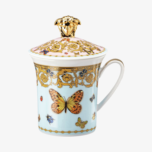 Mug with lid/30years, Le jardin de, Versace