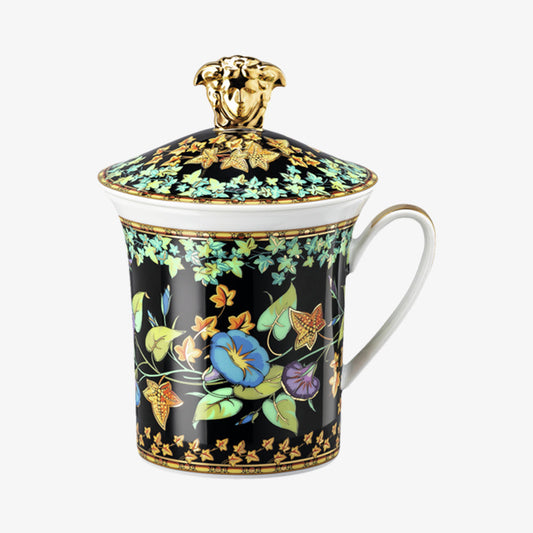 Mug with lid/30years, Gold Ivy, Versace