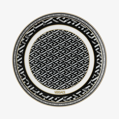 Plate 17cm, Signature Black, La Greca