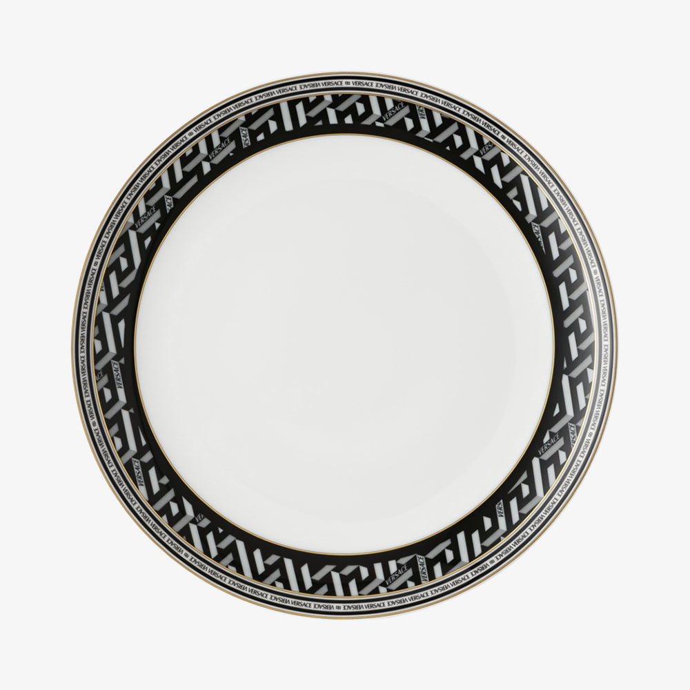 Plate 21cm, signatur svart, la greca