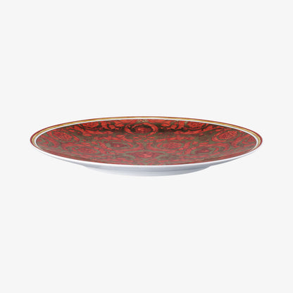 Christmas Plate, Medusa Garland Red, Versace