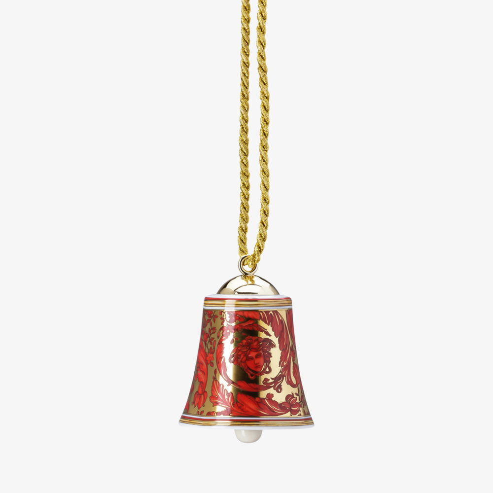 Porc. Bell, Medusa Garland Red, Versace