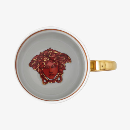 MUG WITH HADE, MEDUSA GARLAND RED, Versace