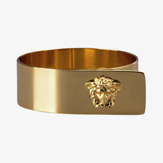 Napkin Ring, Gold, Medusa