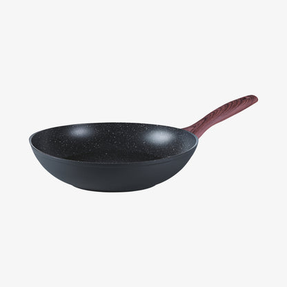 Spadella Wok 1 Handle 28cmrock & Rose Black Alu