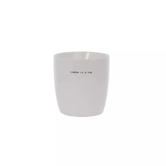 Krus m/my cuddle in a cup, hvid, porcelæn, 45cl