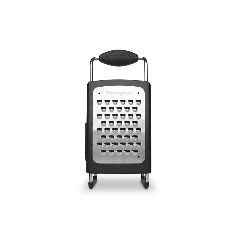Box grater with 4 sides from microplane
