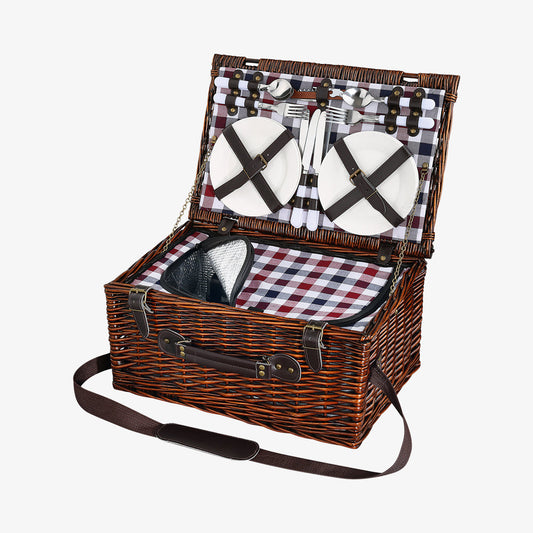 Varese picnic basket brown