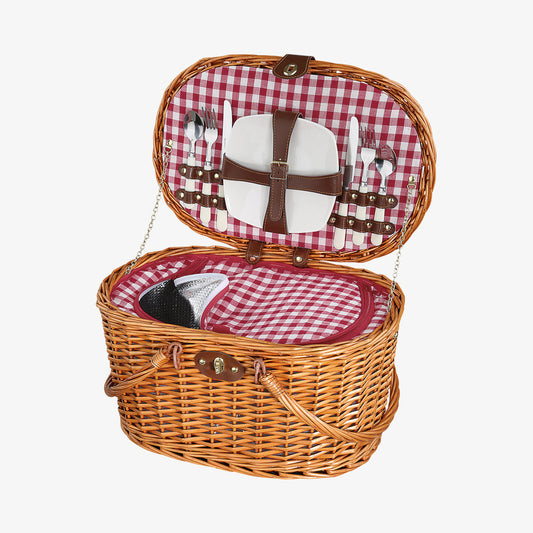 Riva picnic basket light brown