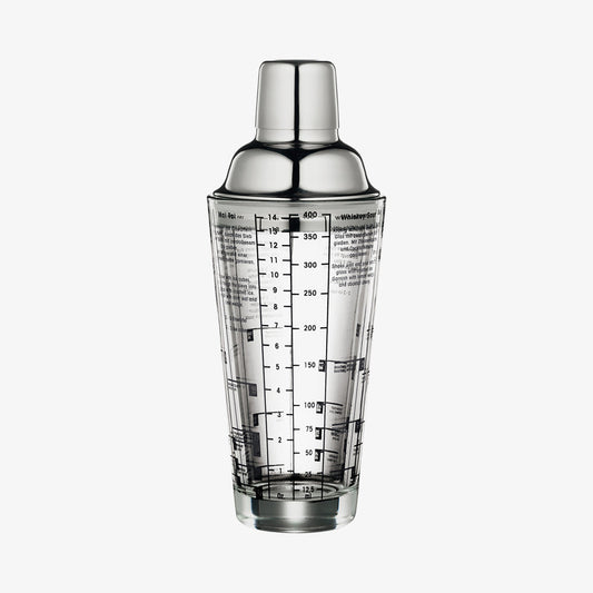 Cocktail Shaker with Recipes On Since 400ml