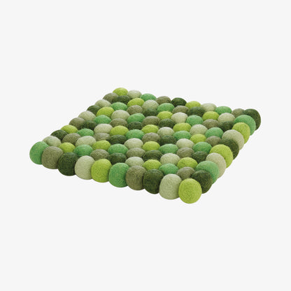Table shines, green, square Lana Verde