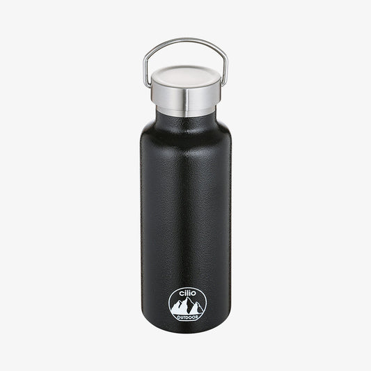Thermo bottle black 500ml grigio