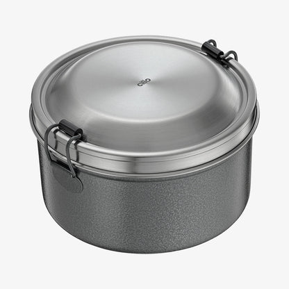 Monte lunch box round anthracite