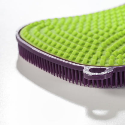 SCRUBBY svamp med hård og blød side lime