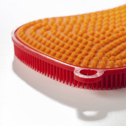 SCRUBBY svamp med hård og blød side orange