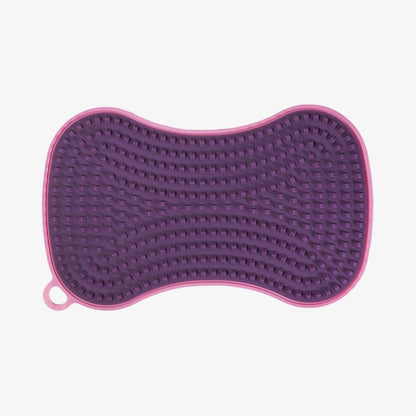 Scrubby fungus with hard and soft side purple