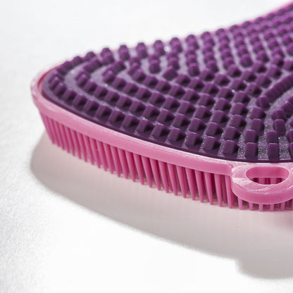 Scrubby fungus with hard and soft side purple
