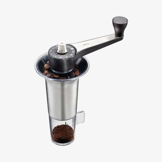 LORENZO Kaffekværn i stål og keramik