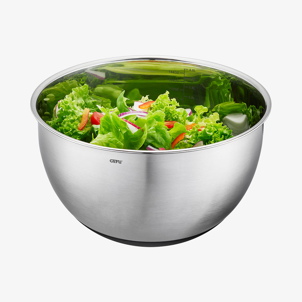 Muovo stainless steel bowl with lid large