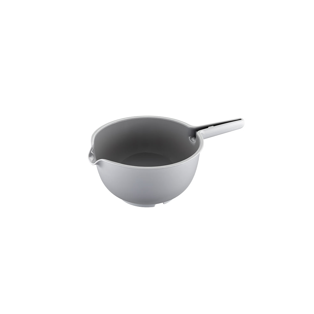 Preparo bowl set with 4 pcs in gray plastic
