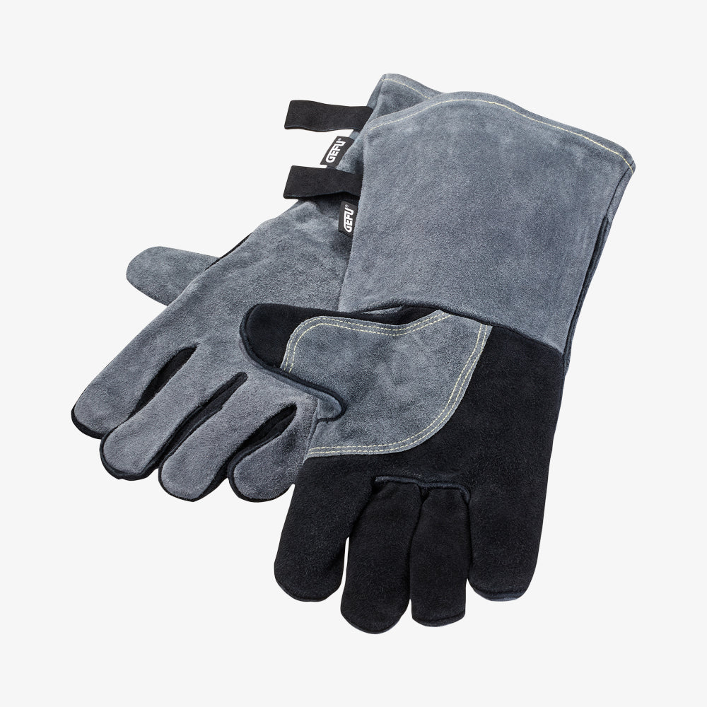 BBQ barbecue gloves in leather