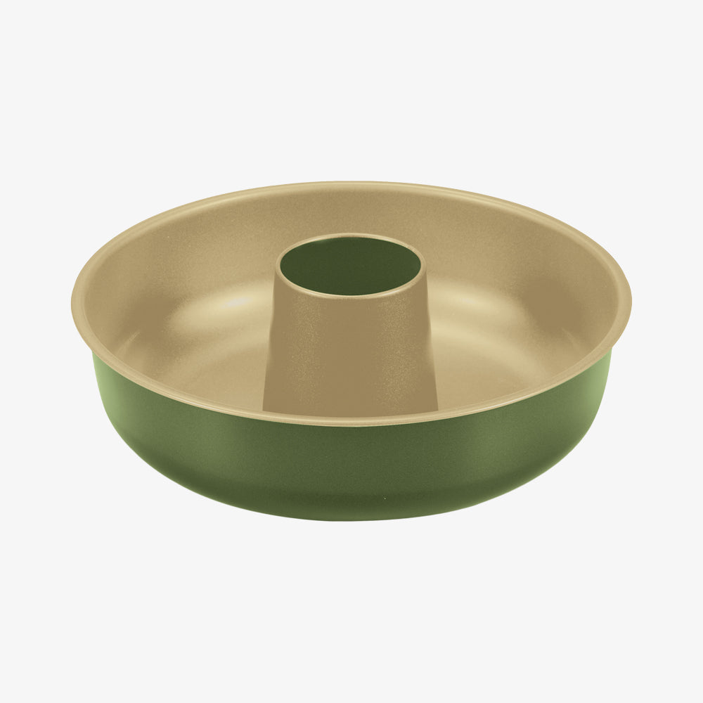 Savarin kageform beige/grøn ø25cm