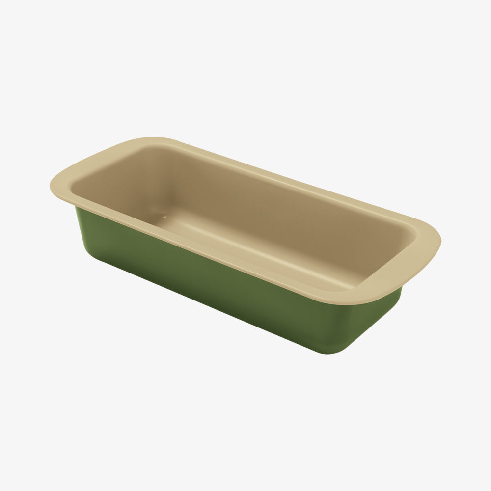 Brødform beige/grøn ø25cm