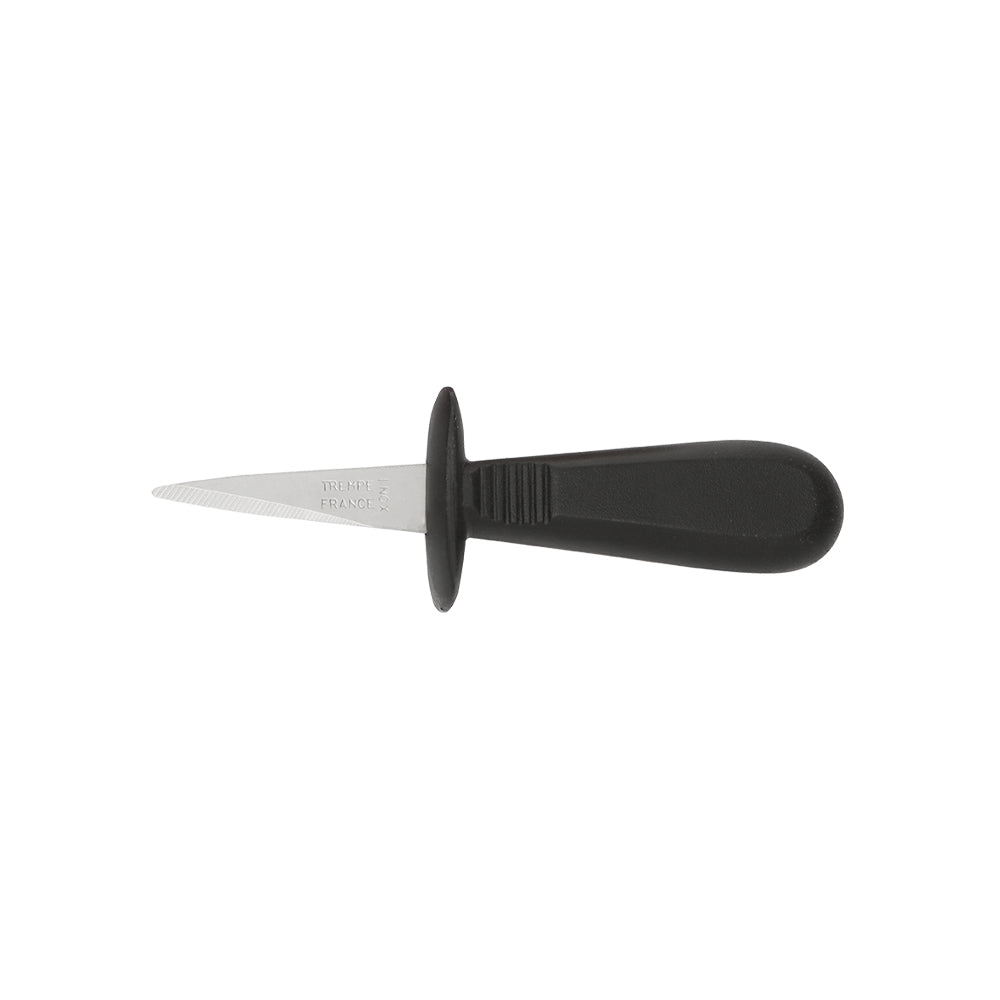 Østerskniv m. holder, sort polypro